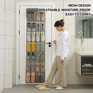 Foldable Mesh <b>Shoe</b> Hanging Bag Behind the Door <b>Shoe</b> Organizer Hanging Storage <b>Holder</b> - Product Image 3