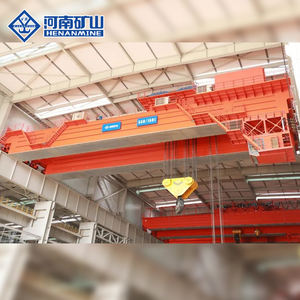 رافعة علوي 50 طن مناولة مغرفة ساخنة مزدوجة الحزم لأعمال مطحنة الصلب - Product Image 1