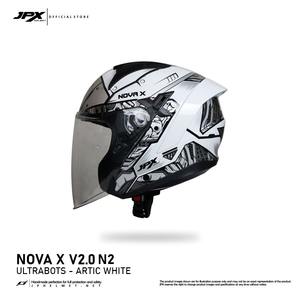 Casco Abierto JPX Nova X V2 con Doble Visera, Material Plástico, Cierre de Hebilla Unisex para Ciclismo - Product Image 4