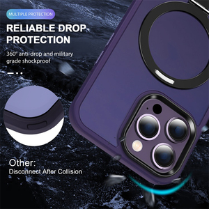 Custodia per Cellulare con Protezione Antiurto Affidabile, Supporto Magnetico Invisibile per Apple <span class=keywords><strong>iPhone</strong></span> <span class=keywords><strong>14</strong></span> <span class=keywords><strong>Pro</strong></span> <span class=keywords><strong>Max</strong></span> 13 12 11 8 16 Plus - Product Image 2
