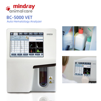 Analyseur d'hématologie vétérinaire Mindray BC-5000 avec dispersion laser triangulaire et cytométrie en flux pour analyse différentielle des globules blancs en 5 parties
