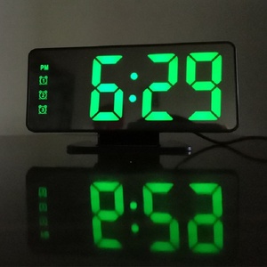 Đồng Hồ Hiển Thị Kỹ Thuật Số <span class=keywords><strong>LED</strong></span> Hiển Thị Thời Gian Chuyển Đổi Nhiệt Độ Ngày Tháng Với <span class=keywords><strong>3</strong></span> Nhóm Báo Thức - Product Image 4