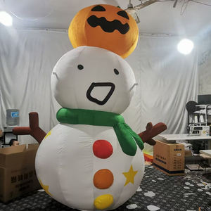 Aria personalizzata per uomo soffiatore albero di natale pupazzo di neve ballerino del cielo pubblicità 20ft grande matrimonio gonfiabili personalizzati danza oscillante - Product Image 2