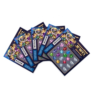 Lottery Paper Card Printing Scratch Off Design Winning Patterns Factory Customized Scratch Lottery Tickets - Product Image 5