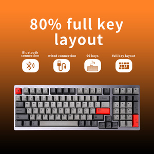 2026 New Design Full Size <b>Keyboard</b> USB Type-C Interface Factory OEM Stock 96 Keys Wireless Mechanical <b>Keyboard</b> - Product Image 2