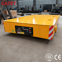 Carretilla Plana sin Rieles de 1-25 Toneladas, Accionada por Motor Eléctrico o de Arrastre Manual para Transferencia de Piezas de Trabajo Ligeras y Medianas