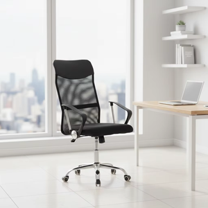 Sedie Ergonomiche in Rete con Schienale Alto, <span class=keywords><strong>Poltrone</strong></span> Moderne per <span class=keywords><strong>Ufficio</strong></span> e Casa, Vendita all'Ingrosso - Product Image 1