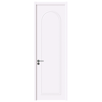 Porte intérieure moderne en bois massif pour chambre à coucher, résistante à la déformation, insonorisée, pour hôtels et projets d'ingénierie