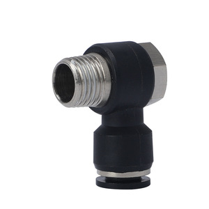 Connecteur hexagonal externe à connexion rapide pour tuyau pneumatique, série Ph, noir, 6 4 8 6 10 8 12 10 8 4 - Product Image 1