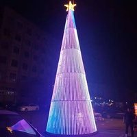 LED RGB Pixel Weihnachtsbaum Riesiger Outdoor Kommerzieller Weihnachtsbaum Beleuchtung