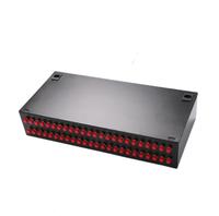 Panel Patch Fiber Optik Baja Dingin Gulung 19 Inci Khusus 48 Port Inti ODF dengan Kotak Terminal Rak Pemasangan SC/FC/ST/LC