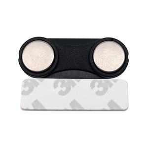 מגנט ניאודימיום 3D 3M תג ברזל מתכת דביק עצמי תג שם מגנטי עם סיכה לקישוט בגד מלאי זמין - Product Image 2