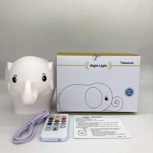 Soft Silicone Cute Elephant LED Night Light <strong>Children</strong> Kids Nursery <strong>Lamp</strong> for <strong>Bedroom</strong> Safe Gentle Lighting Gift Idea for <strong>Childrens</strong> - Product Image 6