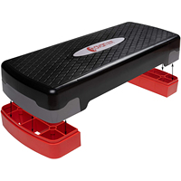 Équipement de fitness Step Gym Plate-forme Exercice Board 3 Niveaux Réglable Aérobie Exercice Steppers