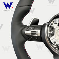 Volant sport en cuir pleine fleur pour BMW M3 M4 M5 M6 F30 F10 F15 F36 F20 F22 E71 E81 E82 E84 E87 E90 E91 E92 X1 X2 X3 X4 X5 X6