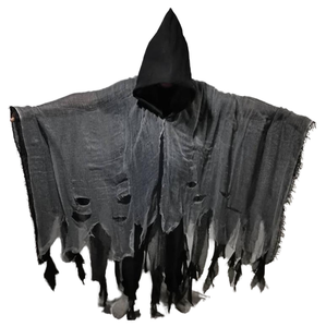 Halloween adulto <span class=keywords><strong>mantello</strong></span> Vintage Horror rinascimentale <span class=keywords><strong>mantello</strong></span> con cappuccio per TV & film oggetti di scena Cosplay - Product Image 1