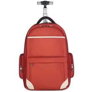 Nouveau design multifonctionnel collège chariot roue sac à dos pour ordinateur portable pour l'école