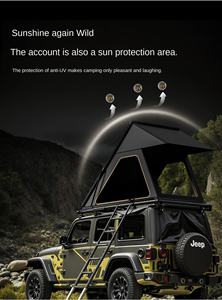 Tente de toit ultra-fine durable de 8 cm, logo personnalisable, tente de toit rigide pour les agents - Product Image 4