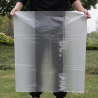 Sac plat en poly de vente en gros d'usine sac plat biodégradable transparent sur rouleau sac à provisions transparent sur rouleau pour supermarché
