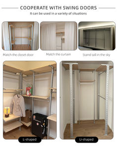 ระบบตู้เสื้อผ้าโลหะแบบใช้ซ้ำได้ - โซลูชั่นการจัดระเบียบตู้เสื้อผ้าแบบโมดูลาร์ - Product Image 5