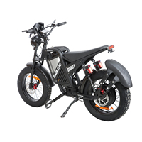 Vélo électrique Enduro 20 pouces, motocross, moteur 60V 2000W, VTT électrique tout-terrain pour adulte, style vintage, avec pneus larges