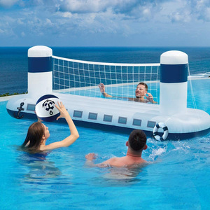 Red de voleibol inflable para piscina, balsa flotante de 300x100cm con pelota para adultos y niños, juegos acuáticos, accesorios para piscina - Product Image 2