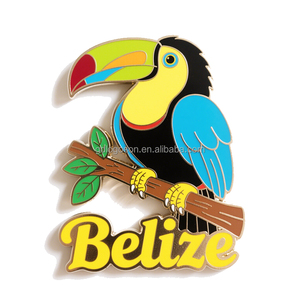 Colorato centro America souvenir di viaggio Atitlan <span class=keywords><strong>Tikal</strong></span> Mayan civiltà tucano Antigua <span class=keywords><strong>Guatemala</strong></span> magnete smaltato magneti per frigo - Product Image 2