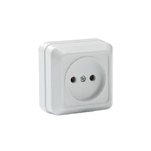 OUCHI China Supply Surface Mounted 1 Gang Electrical Socket Without Grounding