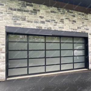 <span class=keywords><strong>Porte</strong></span> <span class=keywords><strong>de</strong></span> <span class=keywords><strong>garage</strong></span> <span class=keywords><strong>coulissante</strong></span> automatique en aluminium pleine vue en verre moderne <span class=keywords><strong>de</strong></span> luxe Sunnysky avec moteur - Product Image 5