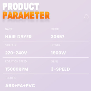 ไดร์เป่าผม Dsp รุ่น 30657 ความเร็วสูง สำหรับร้านเสริมสวย พร้อมหัวเป่าแบบรวมลม - Product Image 4