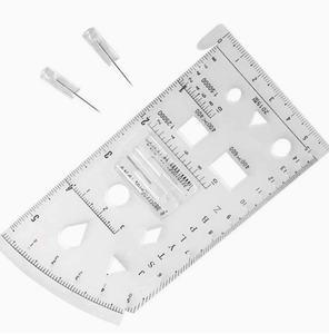 Plantilla de Medición DF XC81 en cm Verticalmente para una Marcación Precisa de Latitud y Longitud - Product Image 5
