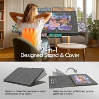 Table de puzzle en feutre de 1500 pièces avec support et couvercle, table de puzzle réglable avec 6 tiroirs, épaisseur 9 mm, fabricant ODM/OEM