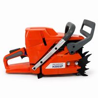 Gergaji Rantai Bensin Industri Berkinerja Tinggi 395XP 2 Tak dengan Batang Pemandu 36 dan Daya 5200W untuk Pemotongan Kayu di Hutan, Kebun, dan Ladang.