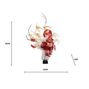 Arte moderna fatta a mano <span class=keywords><strong>in</strong></span> <span class=keywords><strong>vetro</strong></span> <span class=keywords><strong>vasi</strong></span> <span class=keywords><strong>in</strong></span> stile creativo fiori geometrici <span class=keywords><strong>di</strong></span> fascia alta rifiniti riempiti d'acqua e durevoli decorazioni per la casa - Product Image 6