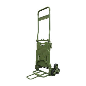 Pesante 330lbs capacità di carico nuova versione stile in alluminio 2-in-1-scala arrampicata a mano camion con sei grandi ruote - Product Image 4