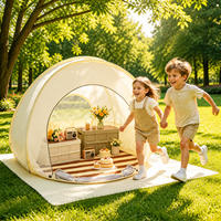 Tente de plage portable pour enfants, abri solaire pliable automatique, tente de camping extérieure, tissu polyester imperméable, abri pour bébé