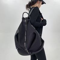 Sac à dos personnalisé en maille Y2K Millennium Hot Girl, multi-poches, fermeture éclair, sac à main à bandoulière unique