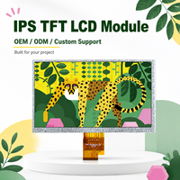 Hochhelles LVDS IPS TFT LCD-Modul 7,0 Zoll 1024x600 Kundenspezifisches LCD-Display für Industrielle HMI-Terminals