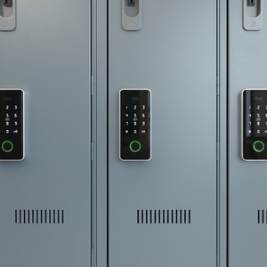 Cerradura de puerta digital con huella dactilar y contraseña electrónica de aluminio inteligente de última generación para habitaciones de hotel y taquillas metálicas. - Product Image 6
