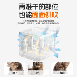 Secadora Inteligente para Mascotas Dudupet de 70L, Caja de Secado Automática para Perros y Gatos con Protección Contra Sobrecalentamiento, Color Blanco - Product Image 2