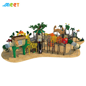 Vente de jouets pour enfants, grand toboggan en plastique, aire de jeux extérieure - Product Image 3