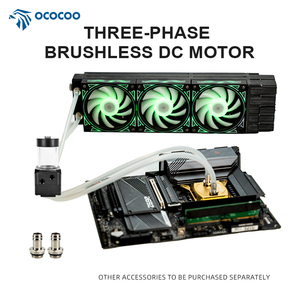 OCOCOO 2025 pompe de refroidissement par eau informatisée contrôle de vitesse PWM ultra-silencieux nouveau support pour les boîtiers d'ordinateur modèle OC-XP91D-65-S - Product Image 5