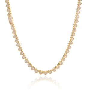 925 Sterling Silver Moissanite Heart Pendant Necklace Iced Out Hip Hop VVS Bling GRA Pass Diamond Tester Jewelry <b>Gift</b> - Product Image 6