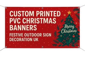 Giáng sinh vui vẻ Lớn Vải vinyl <span class=keywords><strong>Polyester</strong></span> lưới biểu ngữ ngoài trời UV kháng treo biểu ngữ tùy chỉnh in ấn tường biểu ngữ - Product Image 2