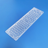 Lentille LED optique Kingbrite, lentille de lampadaire LED, 90 en 1, 3030, 90*140 degrés, lentille de module LED pour éclairage public