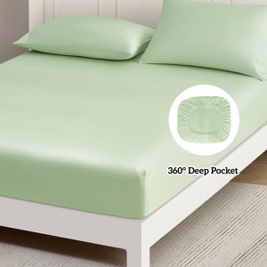 Ready to Ship Blue Bamboo Bedding Set Fast Delivery Multi-color Optional Eco-friendly <strong>Sheets</strong> <strong>Small</strong> MOQ for Retail - Product Image 4