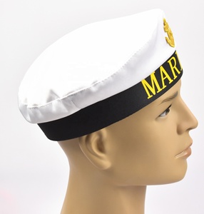 Hoa Nhài & Lúa Manwu Nhà Máy Đảng Unisex Polyester Trắng In Ấn Chữ Nhân Vật Dành Cho Người Lớn Trang Trí Thủy Thủ Hat - Product Image 3