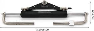 Sistema di Timoneria Idraulica Fuoribordo ZAO300 da 150HP per Motore Marino Yacht Barca Cilindro in Acciaio Inox Pompa Tubo Garanzia 2 Anni - Product Image 2
