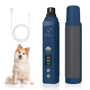 Factory Price USB Rechargeable Electric Dog Nail Clippers Pet Nail Grinder With Light