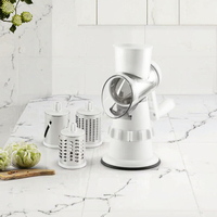 Fabrieksgroothandel multifunctionele automatische draagbare handroller groentesnijder siliconen roterende kaasrasp aardappel fruit